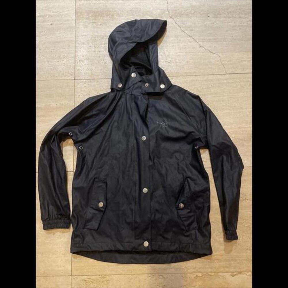 SWAYS for JCrew Collaboration Boys Crewcuts Sail Rain Jacket M Navy New $93